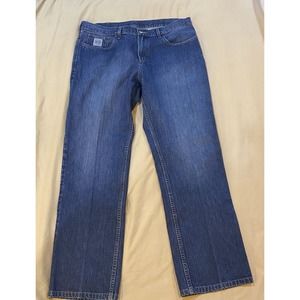 Cinch Jeans Mens 38X 32 Blue Denim Pants Cowboy Western Straight Leg Classic